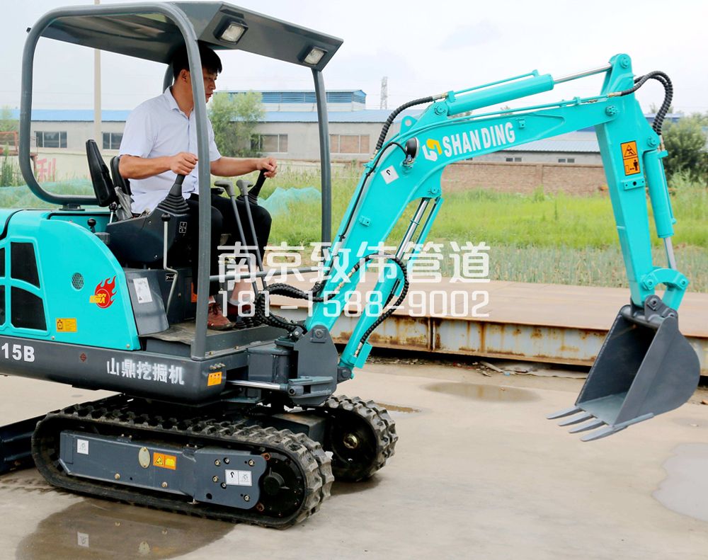 350联盟村小型挖机